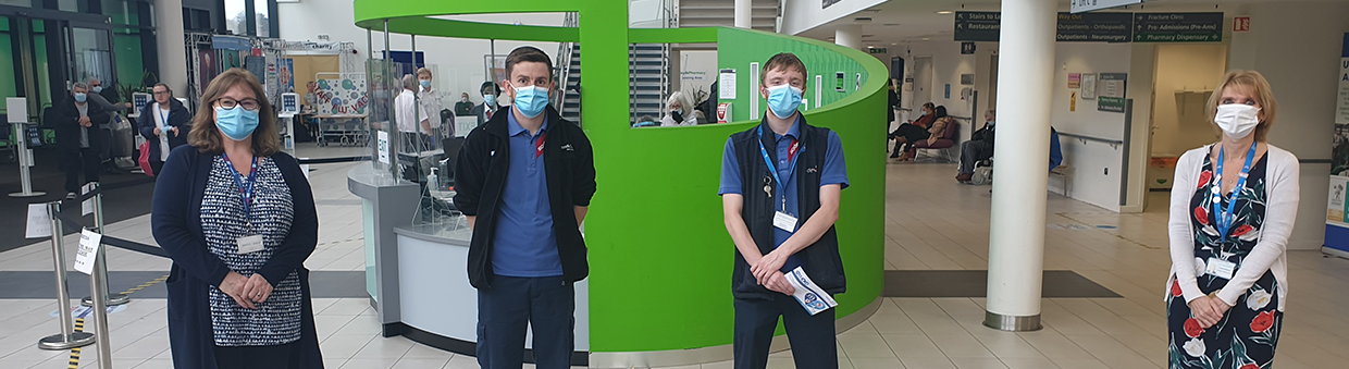 Staff at Stoke hospital