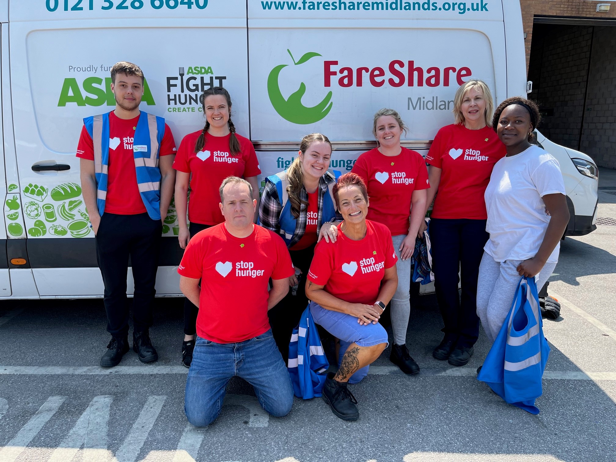 stop hunger volunteering with FareShare