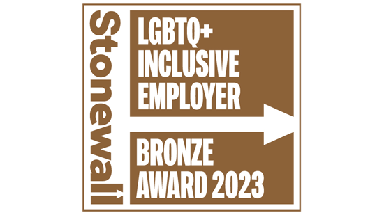 Stonewall bronze award logo